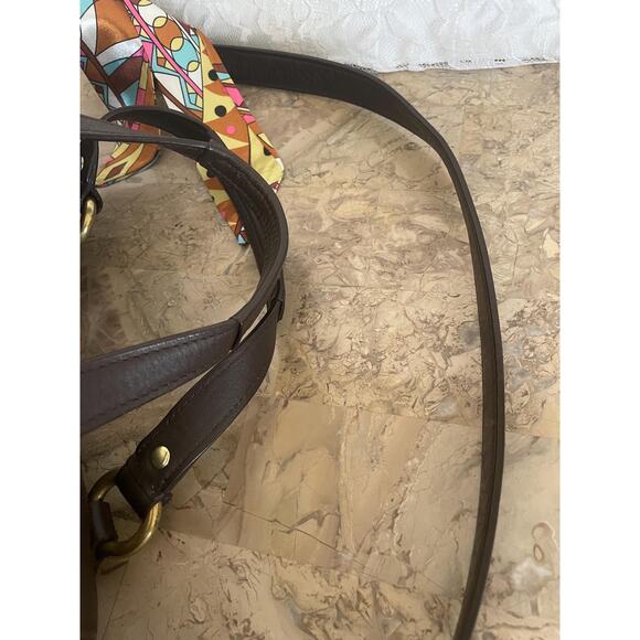 Coach campbell Dark brown leather convertible satchel shoulder bag F24690 - Picture 10 of 12